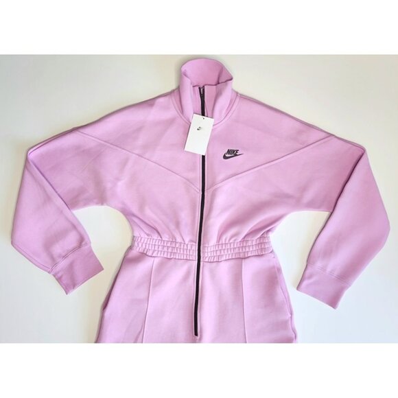 Nike Women's Sportswear Tech Fleece Windrunner Jumpsuit FB8798-632 - Picture 4 of 7